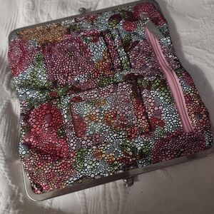 NWOT Hobo International with dotted abstract design clutch purse